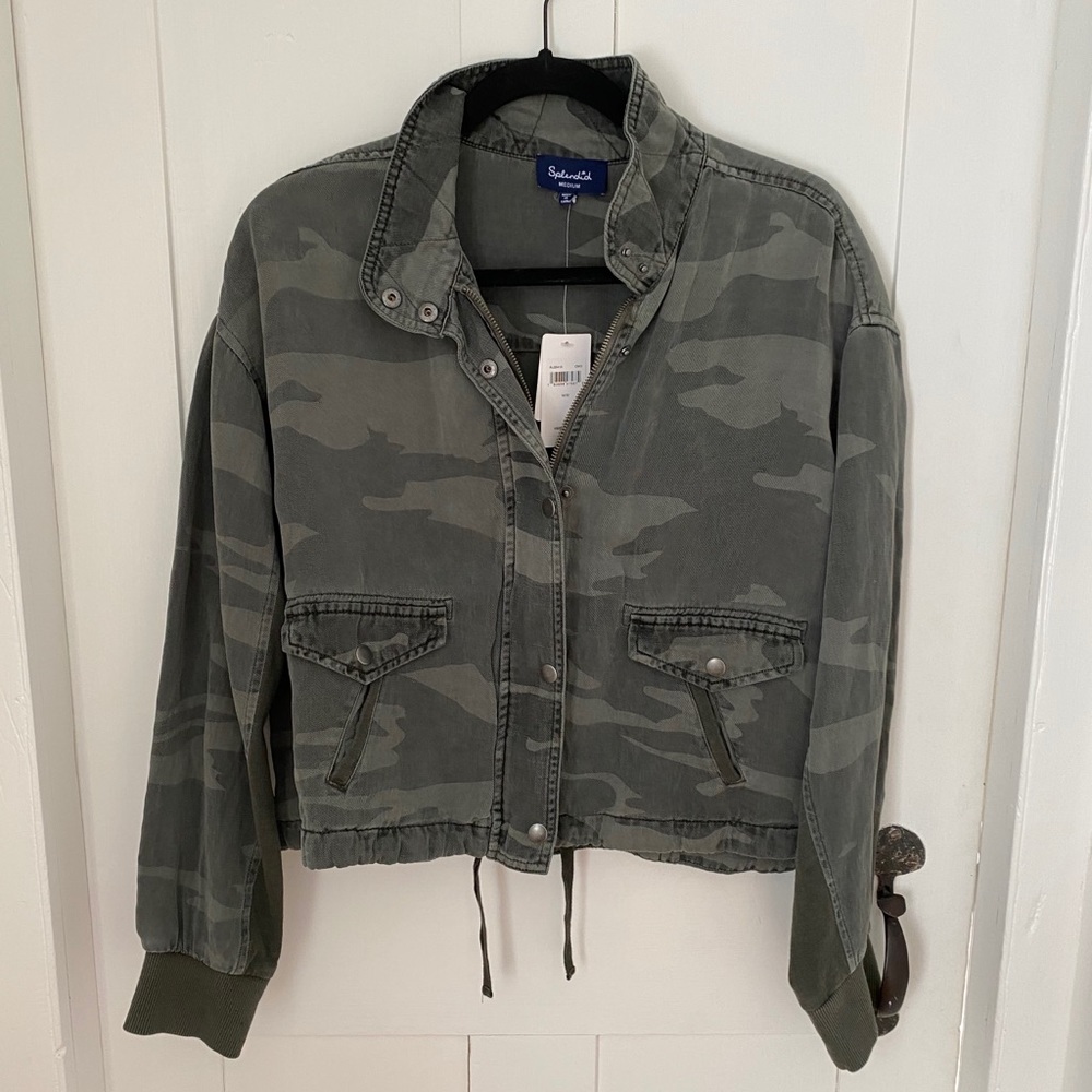 Splendid Camo Jacket Size Medium - image 1